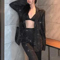 Tossy Pink Oversized Blazer Set thumbnail 6