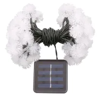 Solar Puffer Ball String Lights - 100 LED thumbnail 6