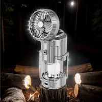 Solar LED Camping Lantern with Power Bank thumbnail 3