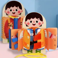 Wooden Busy Board for Toddlers thumbnail 1