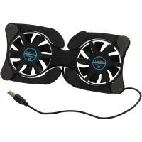 Foldable USB Laptop Cooling Fan Stand thumbnail 1