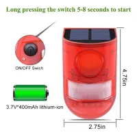 Solar Motion Sensor Security Alarm thumbnail 6