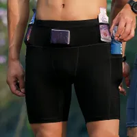 Men's 6-Pocket Compression Running Shorts thumbnail 4
