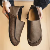 Men's Soft Leather Casual Loafers thumbnail 1