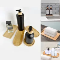 Bamboo Organizer Tray Set for Bathroom thumbnail 5