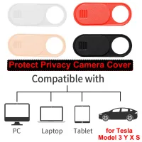Tesla Camera Privacy Protector Cover - White thumbnail 2
