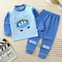 Kids Cotton Pajamas Set Cartoon thumbnail 5
