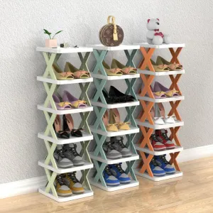 Best Narrow Stackable Shoe Racks under $20 for Small Entryways 2024 V8 product 3
