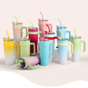 Best 40oz Stanley Tumbler Dupes under $25 with Flip Lid 2024 product 4