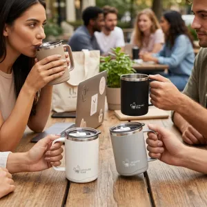 Best Insulated Tumblers with Handle under $20 for Coffee Lovers 2024 product 1