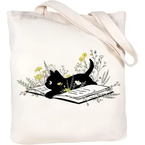 Aesthetic Canvas Tote Bags Minimalist - Updated product 1
