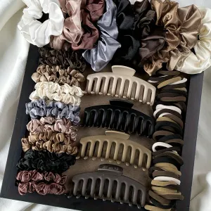 Silk Scrunchies Hair Clips Y2K product 2