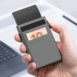 Minimalist Leather Wallets Men Slim RFID product 1