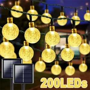 Солнечные гирлянды для балкона в общежитии, патио 2024 V5 Новые product 4