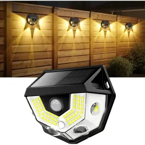 Solar Motion Sensor Lights for Yard Security 2024 New product 4