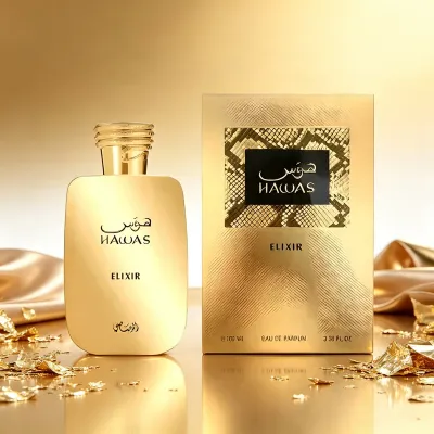 Rasasi Hawas Elixir 100ml Charmig Cologne Perfume Spray Mens Fragrance Lasting Scent Pheromone Flirting Romantic Dating Perfume