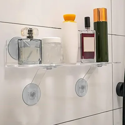 Suction Cup Rack for Plants, Acrylic Window Plant Shelf Parts Indoor Outdoor Window Sill Extender, for Flower Boxes Growing Herb