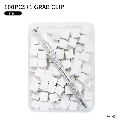100pcs Gradient Sponge Brush Nail Art Sponge Set for DIY Nail Art Gel Polish Brush Glitter Powder Manicure Accessory