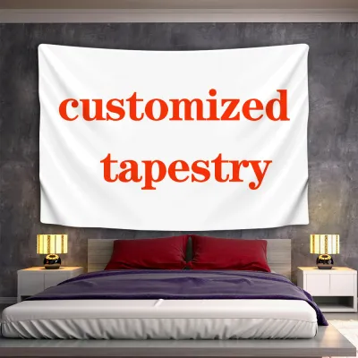 Customized Tapestry Boho Mandala Tapestries Witchcraft Wall Tapestry Print Your Photo Hippie Wall Hanging Blanket Tapestry