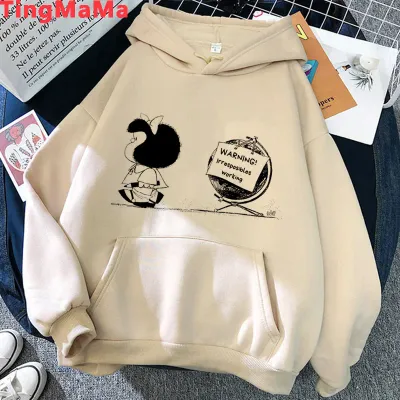 Mafalda hoodies men y2k aesthetic streetwear Oversized men hoody Oversized