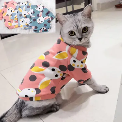 Sweet Pet Clothes for Cats Winter Warm Cat Costume Katten Gotas Kedi Sphynx Hoodie Sweater Puppy Dog Clothing Mascotas Products