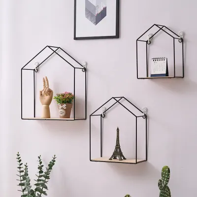 3 шт. Настінна полиця без свердління для дому, вітальні, кухні, косметики, настінний сховищний стелаж