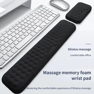 Keyboard Mouse Wrist Rest Pad Memory Foam Hand Rest Support Support Ergonomic Wrist Cushion Pad Memory Foam For Notebook Laptops