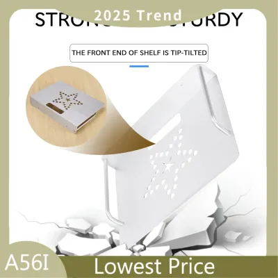 ABDD TV Box Router Set-Top Boxes Mini PC DVD Player Single-Layer Space Aluminum Wall Mount Storage Shelf Bracket Holder Stand Ra