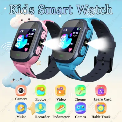 Smart Watch For Kids With GPS Locator, Waterproof Children's Watch With Two-Way Call, Alarm Clock Games Birthday Gifts for Boys