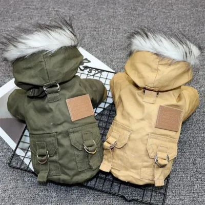 Winter Puppy Pet Dog Coat for Small Medium Dogs Thicken Warm Chihuahua Yorkies Hoodie Pets Jacket Clothing