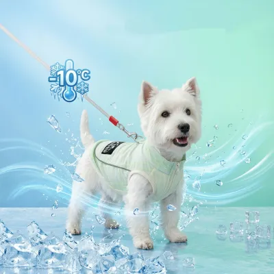 Dog Cooling Vest Dog Harness for Small Medium Largre Dog Adjustable Reflective Vest Summer Ice Quick Release Hot Pet Cool Jacket