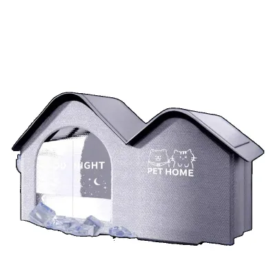 Summer Cooling Cat Air Conditioner House Pet Ice Nest Portable Breathable Mesh Cat Bed Cool Mat for Cats Dogs Indoor Outdoor