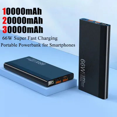 30000mAh Power Bank 66W Fast Charging for iPhone 16 15 14 Pro Huawei Xiaomi Samsung Portable External Battery Charger Powerbank