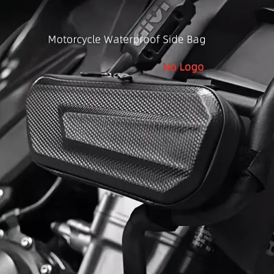 Large Capacity Motorcycle Side Bag - Universal No Logo Saddlebag, Waterproof Multifunctional Storage Pouch