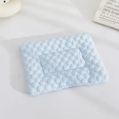 Non-slip Small Pet Cooling Pad Summer Breathable Cool Mat Ice Silk Bed Mat Hamster Guinea Pig Chinchilla Rabbit Hedgehog