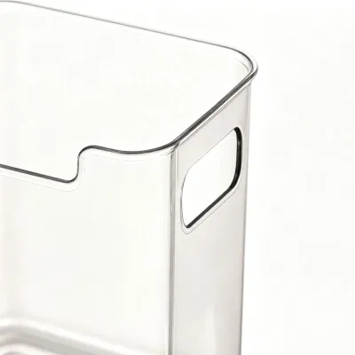 Refrigerator Bins With Handles Clear Door Containers Fridge Door Organizer Fruit Storage For Home Kitchen Pantry Cabinet Freezer
