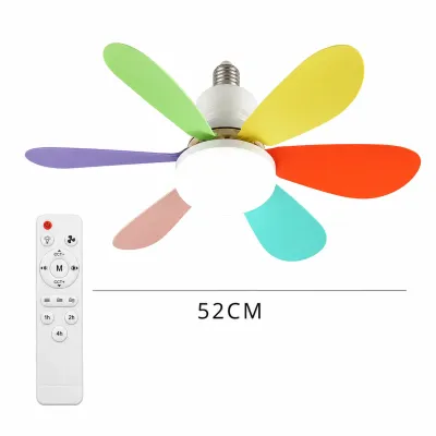 JOYINLED регульована 30/40 Вт LED лампа для підвісного вентилятора з дистанційним керуванням, E27, підвісна лампа для вітальні, кабінету, домашнього декору, 85-265 В