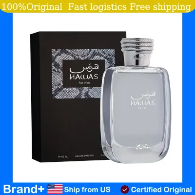 Original Arabic Perfume Rasasi Hawas For Men Eau De Parfum Spray 100ML luxury brand perfume high quality perfume Eastern-Middle Eastern fragrance long lasting fragrance Cologne Pheromone Portable Birthday gift