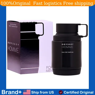 Original Arabic Perfume Armaf Odyssey Homme for Men Eau de Parfum Spray 3.4 Ounce Eastern-Middle Eastern fragrance Cologne long lasting fragrance Pheromone Portable Birthday gift