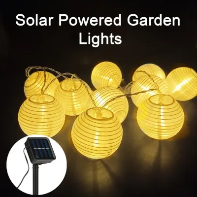Warm White String Lights Solar Lantern String Lights 10 Leds Waterproof Outdoor Garden Decor Patio Yard Balcony Party
