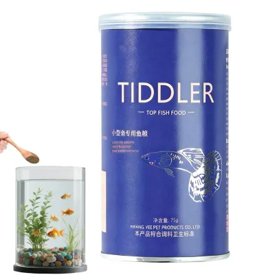Fish Food Aquarium Feed Small Betta Fish Food for Breeders Hobbyists Freshwater Anglers Home Office Stores Shops Restaurant