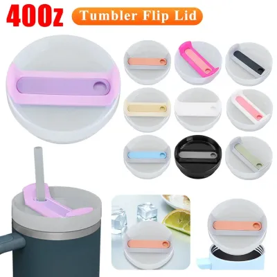 40 Oz for Stanley Thermal Water Bottle Cover Coffee Cups Flip Straw Cap Replacement Spill Proof Mugs Tumbler Lid Accessories