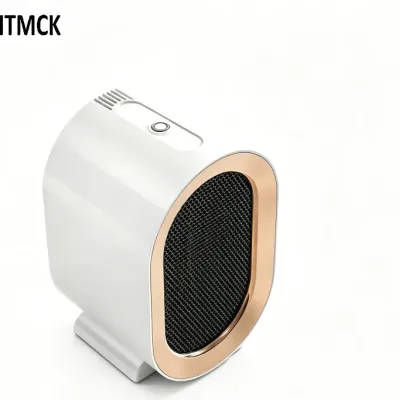 New Portable Electric Heater Mini Desktop Fan Heater Smart Warm Air Machine for Home Bedroom and Office Winter Use