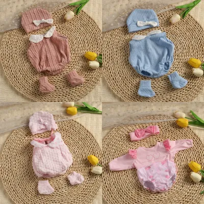 New Doll Clothes Dress Jumpsuit Vest for 40cm 16Inch Baby Doll Girl Cute Reborn Doll Clothes Accessories Kids DIY Toys Gifts