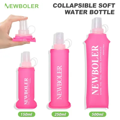 150/250/500ML Outdoors TPU Folding Water Bottle Climbing Soft Flask Sport Water Bag Collapsible Silicone Water Bottle BPA Free