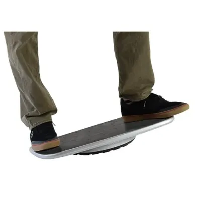 Base Standing Desk Balance Board with Anti-Fatigue Mat Gray Gentle Rocker for Posture Focus Standing Desk Accessory and Exercis