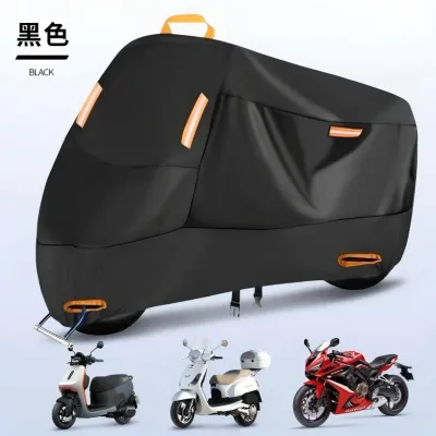 420D Heavy-duty Waterproof Motorcycle Cover - UV Protection - Dustproof