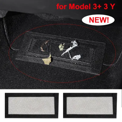 Under Seat Air Vent Cover Protector for Tesla Model Y Juniper & Model 3 Highland, Anti-Dust Mesh Guard Set, Prevents Blocking