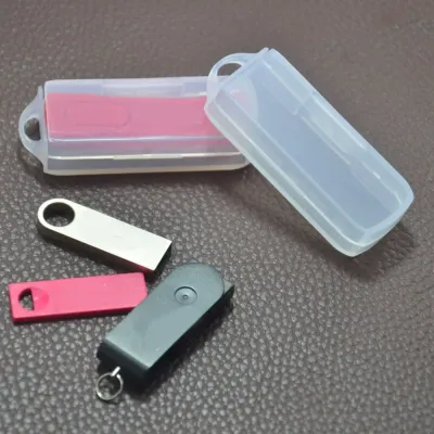 10pcs Portable Clear Flash Drive Cases with Lids Dustproof USB Case Stackable Storage Bins Desk Organizer