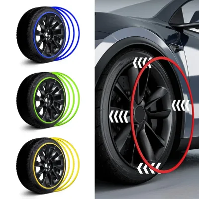 Automotive Alloy Wheel Rim Protector Guard For Tesla Model 3 Y S X Strips for Curb Rash Prevention For BMW Benz Audi Hyundai VW